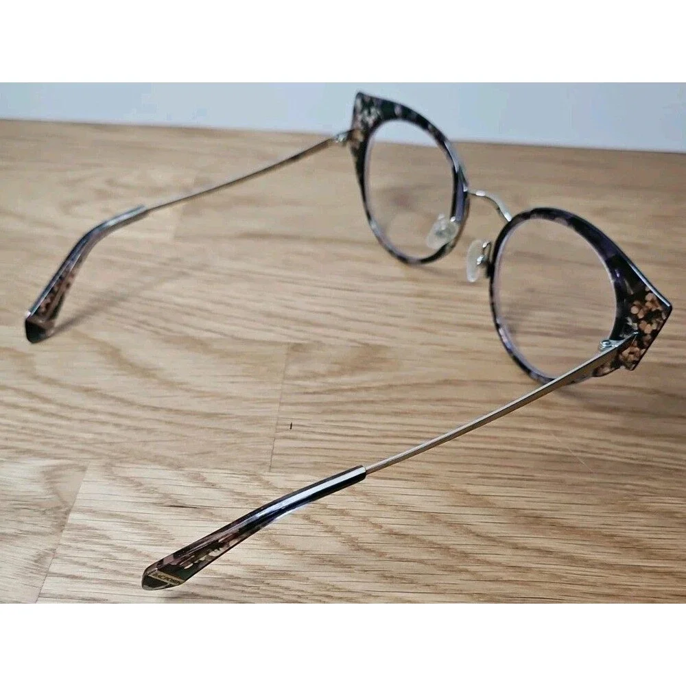 ZAC POSEN Truvy Browline Cat Eye Metal And Plastic Full Rim Frames Only